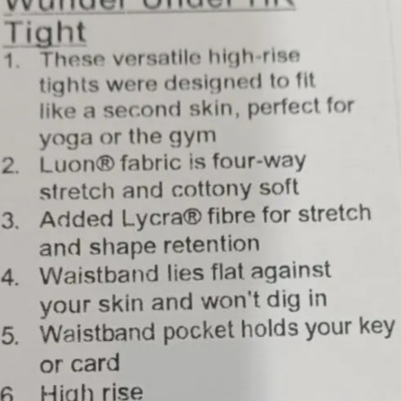 Lululemon Women's High-Rise Pant - Picture 6 of 8